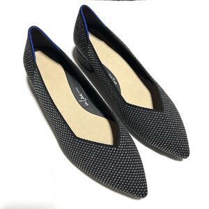 ROTHY'S High Point Star Studded Shoes Size 11.5 Black